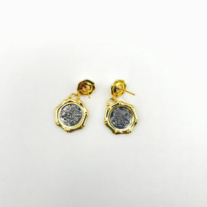 Greek Ancient Coin Earring