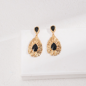 Black Zircon Earring