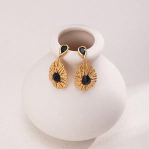 Black Zircon Earring